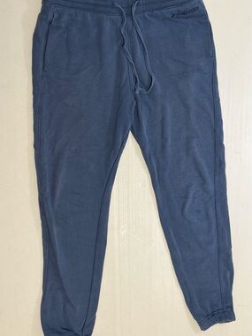 Hollister Navy Blue Drawstring Joggers